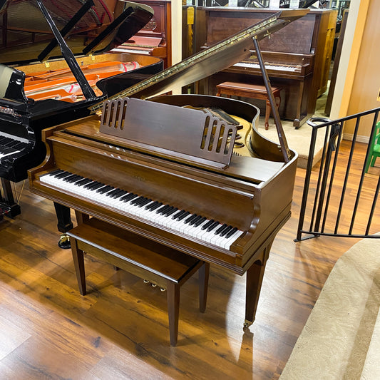 SOLD 1926 Cable 5' Satin Walnut Grand Piano