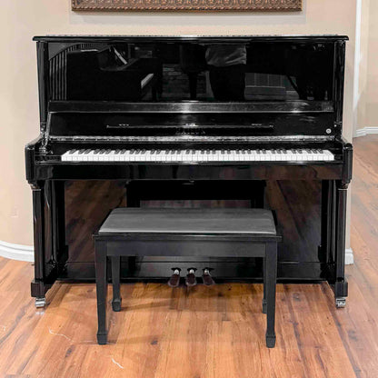 2020 Hailun 5P Polished Black Upright Piano