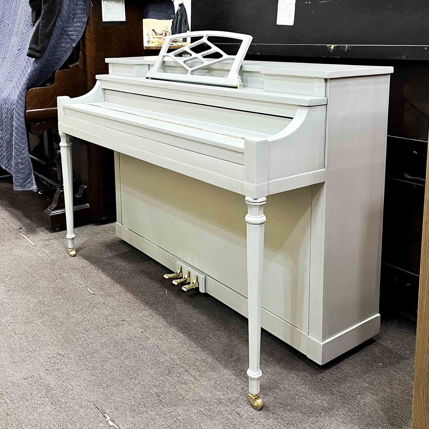 SOLD Ivers & Pond Refinished Color Commissioned Spinet Piano