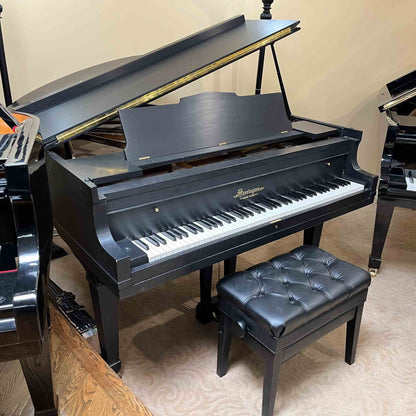 1928 Harrington 5'1" Black Satin Baby Grand Piano