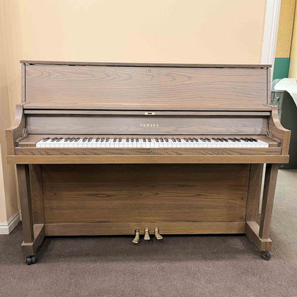 SOLD 1990 Yamaha P22 45" Oak Commissioned Studio Piano