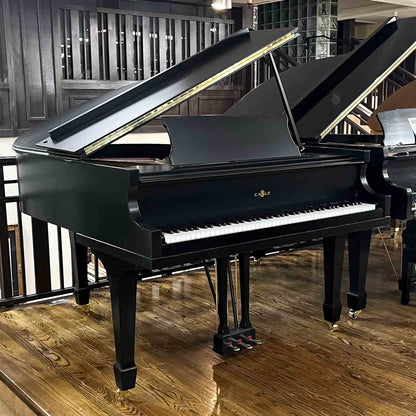 1970 Cable 5' Satin Black Baby Grand Piano