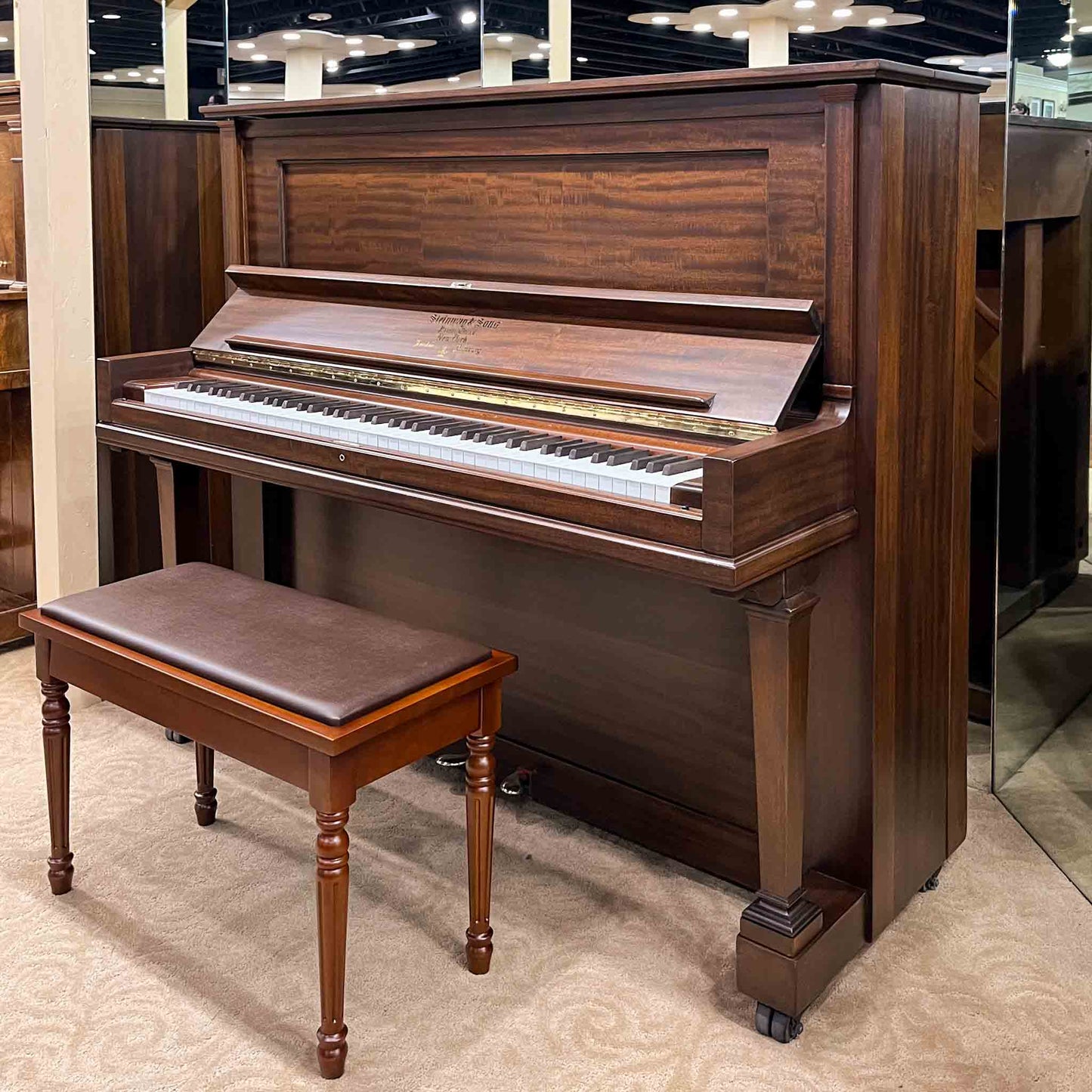 1922 Steinway 52" Upright Piano with Self Playing System