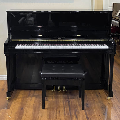 Hallet Davis 121 48" Polished Black Upright Piano