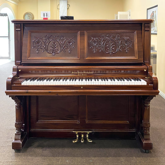 SOLD - 1902 Shaw Commissioned Upright Player Piano