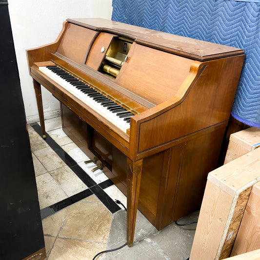 CURRENT SHOP WORK - Duo Art Hardman Peck 42" Commissioned Console Player Piano