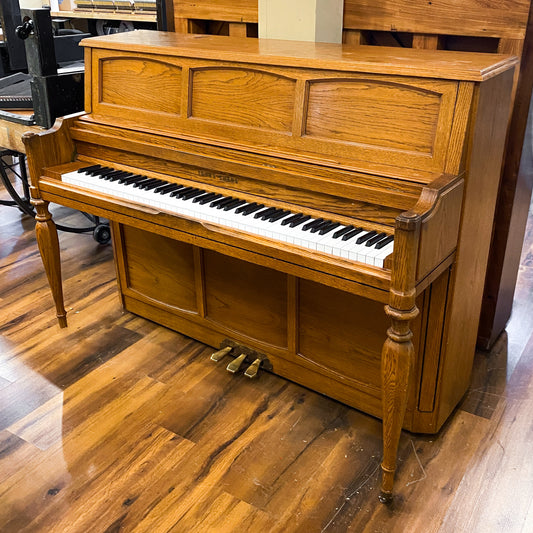 SOLD 1988 Young Chang Wood Finish Console Piano