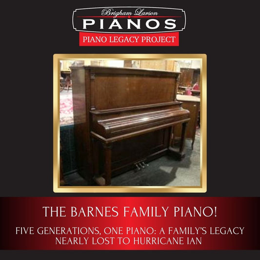 The Barnes Family Piano!