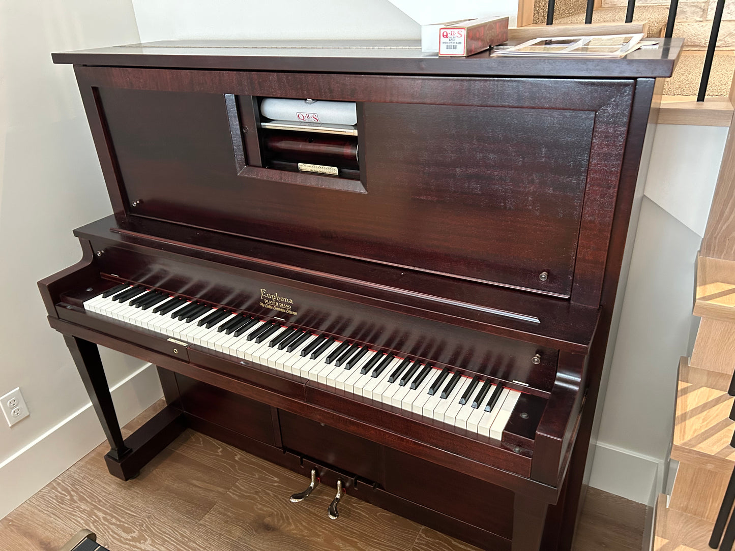 SOLD 1911 Euphonaby Cable Company Commissioned Upright Piano