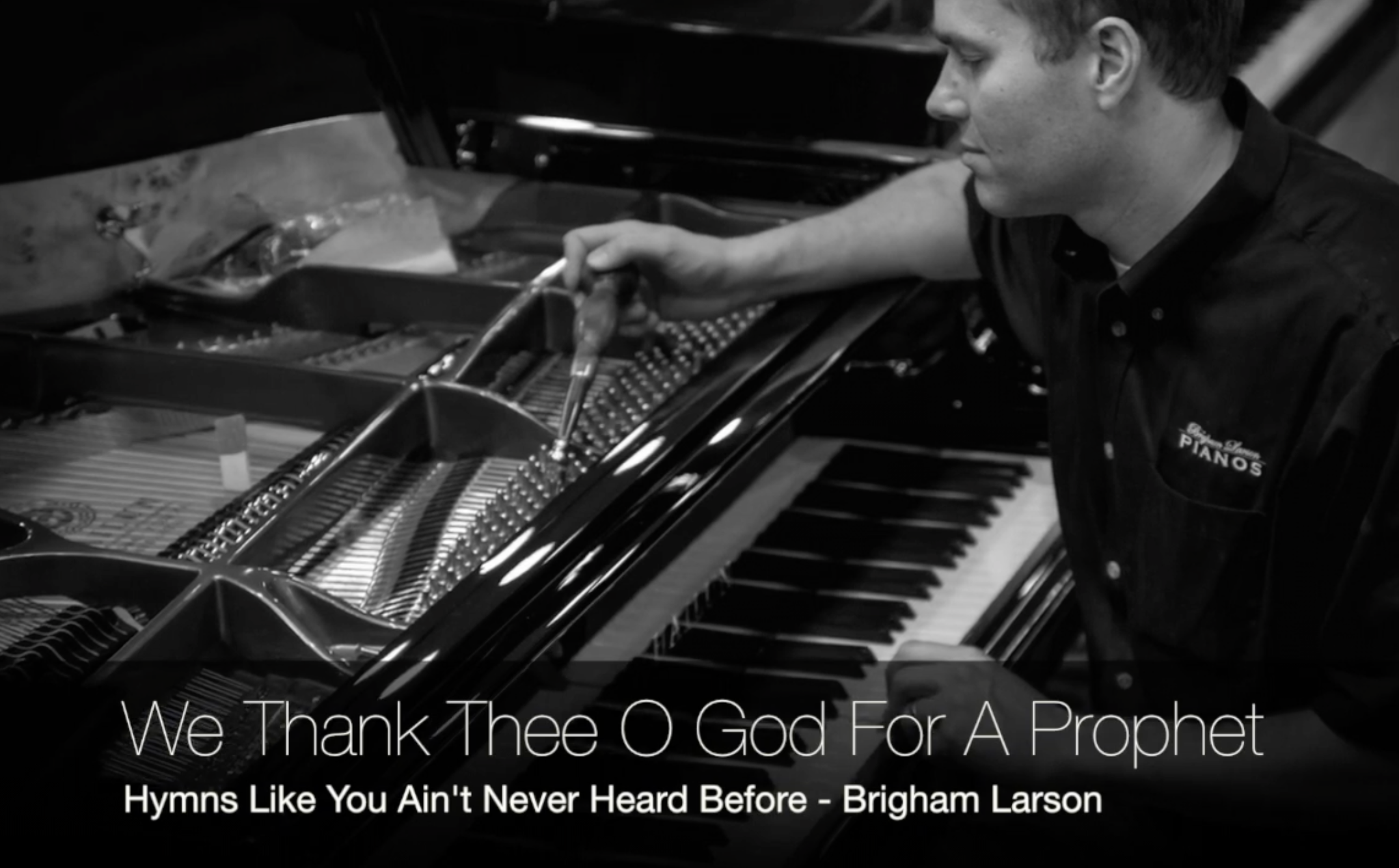 Load video: We thank thee o god for a prophet jazz blues style original arrangement