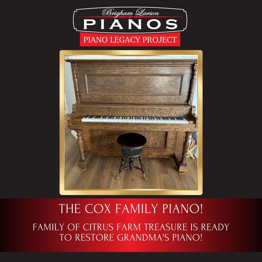 The  Cox Family Piano!