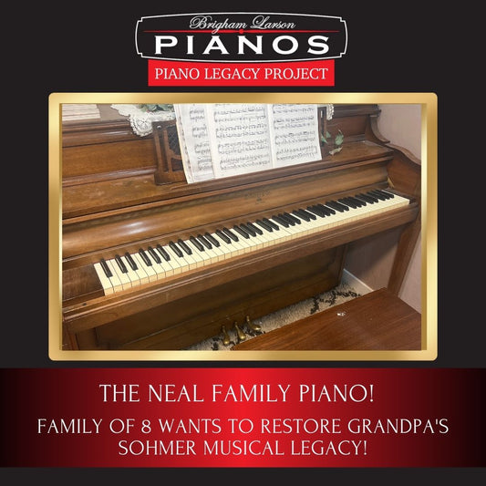 The Neal Family Piano!