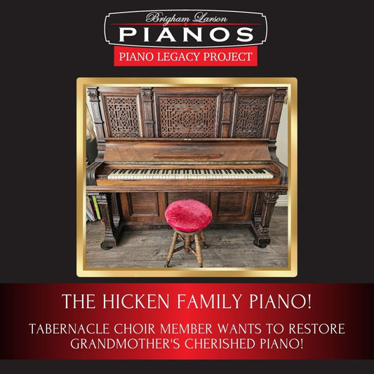 The Hicken Family Piano!