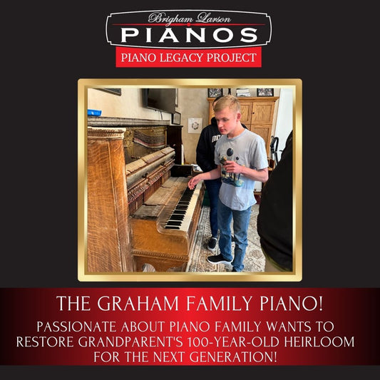 The Graham Family Piano!