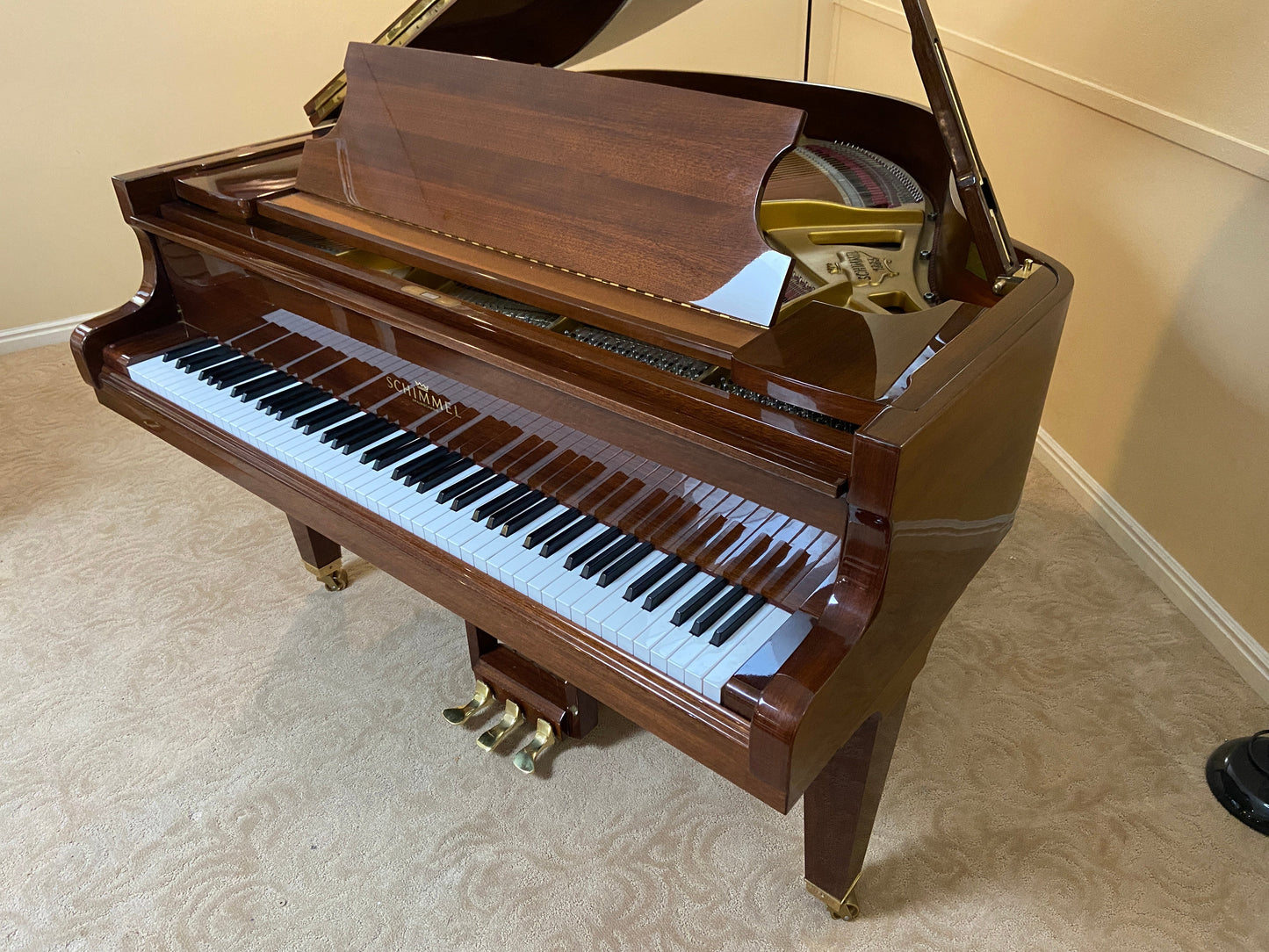 Image 3 of 1982 Schimmel Grand 5'/ Walnut with QRS Self Playing System
