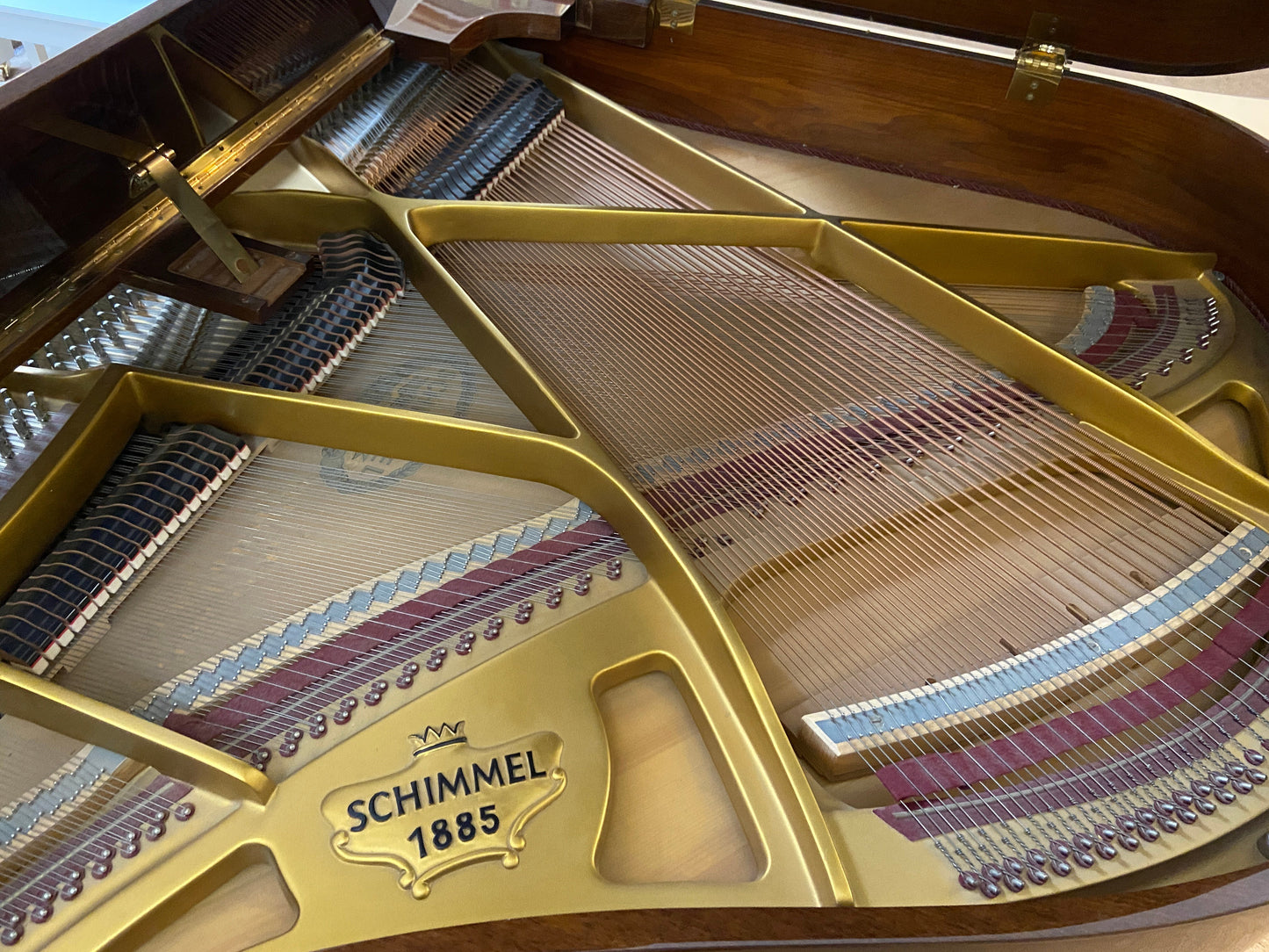 Image 4 of 1982 Schimmel Grand 5'/ Walnut with QRS Self Playing System