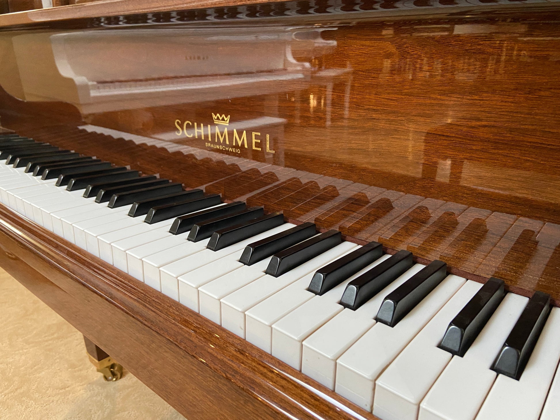 Image 6 of 1982 Schimmel Grand 5'/ Walnut with QRS Self Playing System