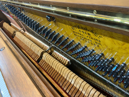 Image 2 of 1888 Knabe Upright (Baltimore) / 52" Walnut