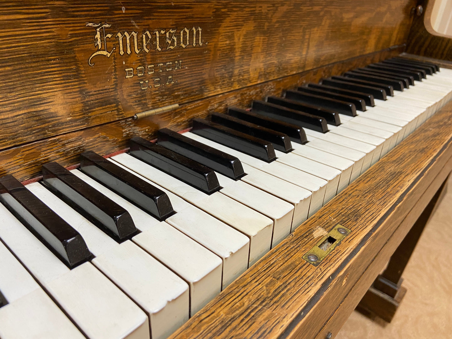 Image 2 of 1916 Emerson Upright Player Rebuild