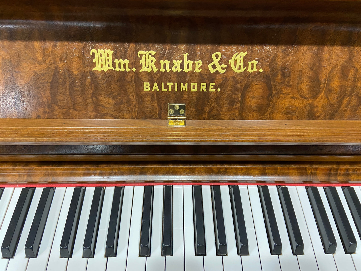 Image 9 of 1888 Knabe Upright (Baltimore) / 52" Walnut