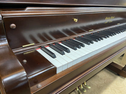 Image 4 of 1900 George Steck Upright / 54" / Mahogany / QRS #170021 PNO221400071
 (same serial # as Roney Steinway)