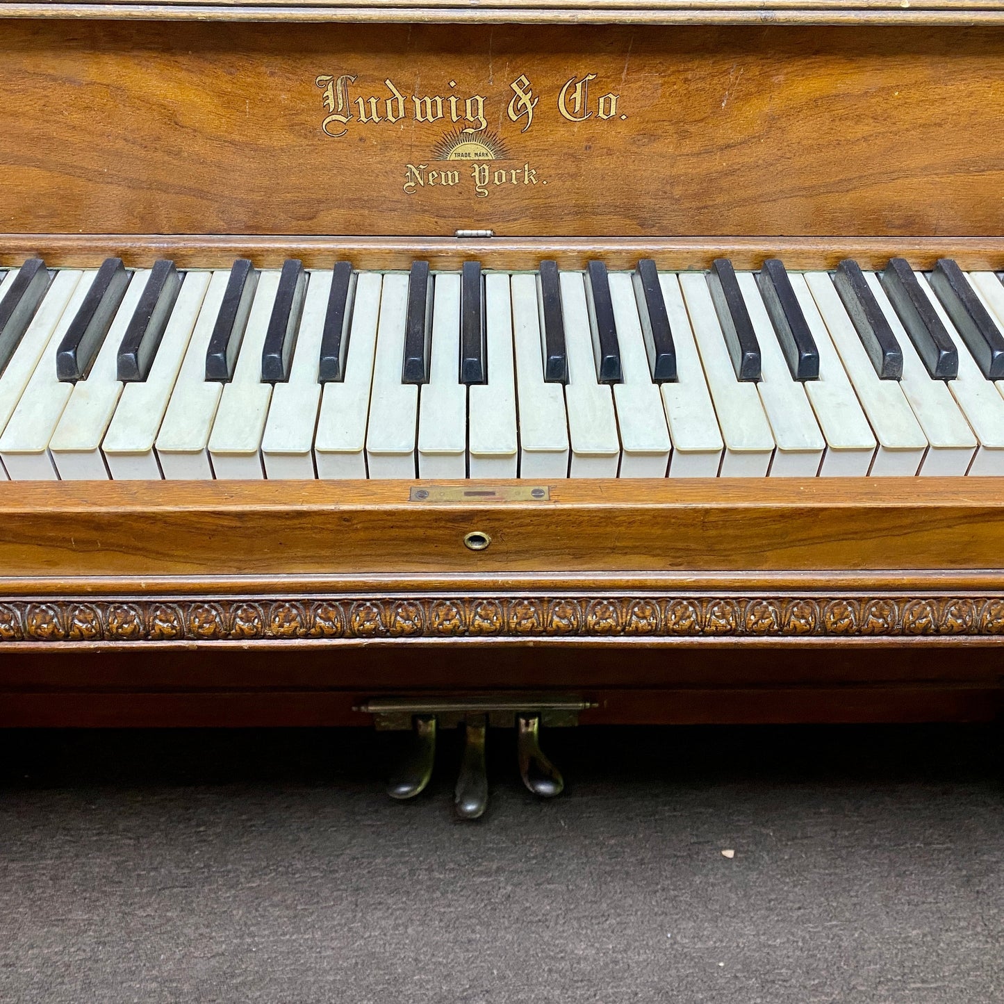 Image 3 of 1895 Ludwig & Co Upright - CALL FOR CUSTOM PRICING