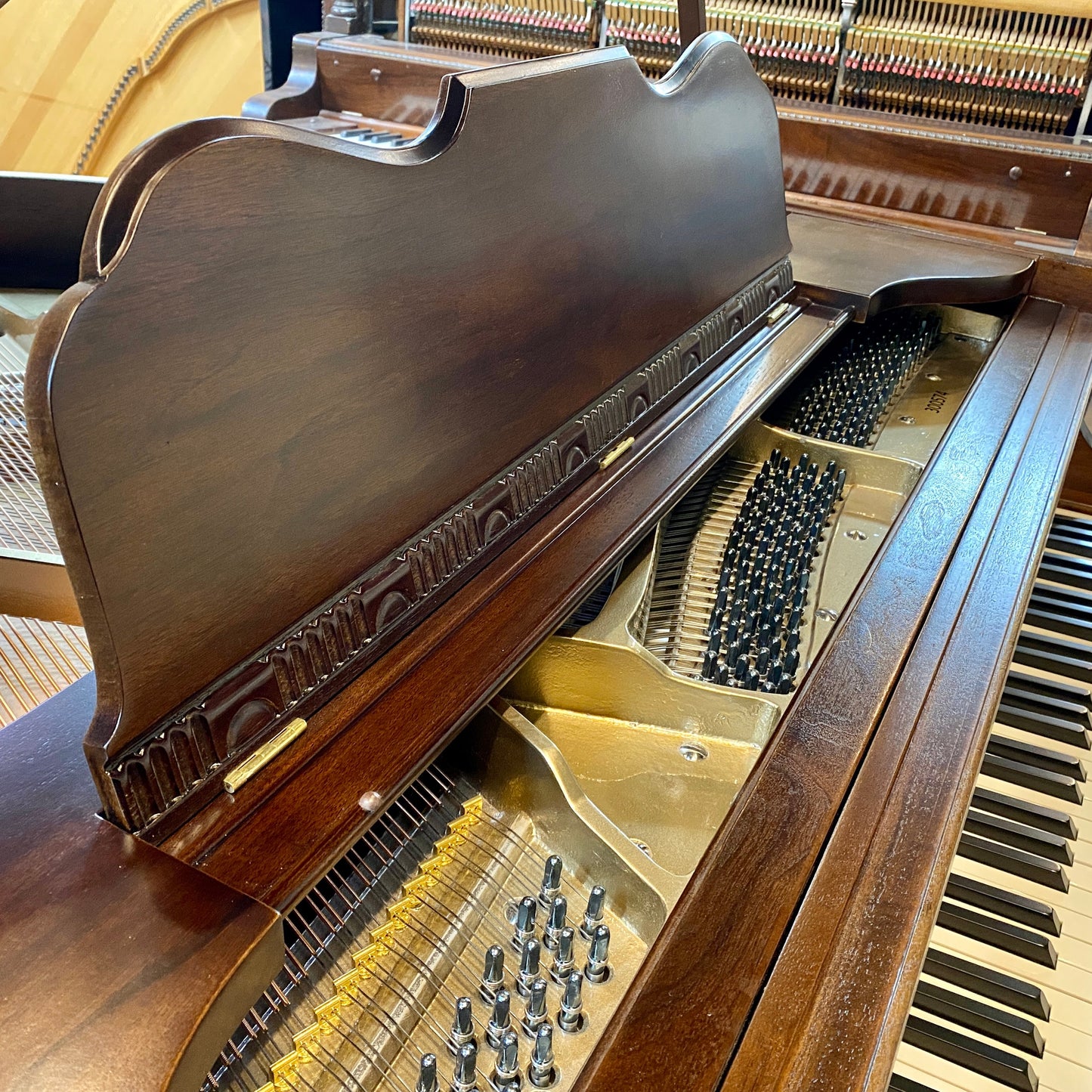 Image 8 of Vintage Family Heirloom Baby Grand Piano - Commissioned for Restoration & Refinishing!
