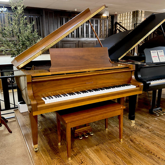 Image 7 of 1969 Howard Grand Piano / 5' / Walnut with QRS Self Playing System