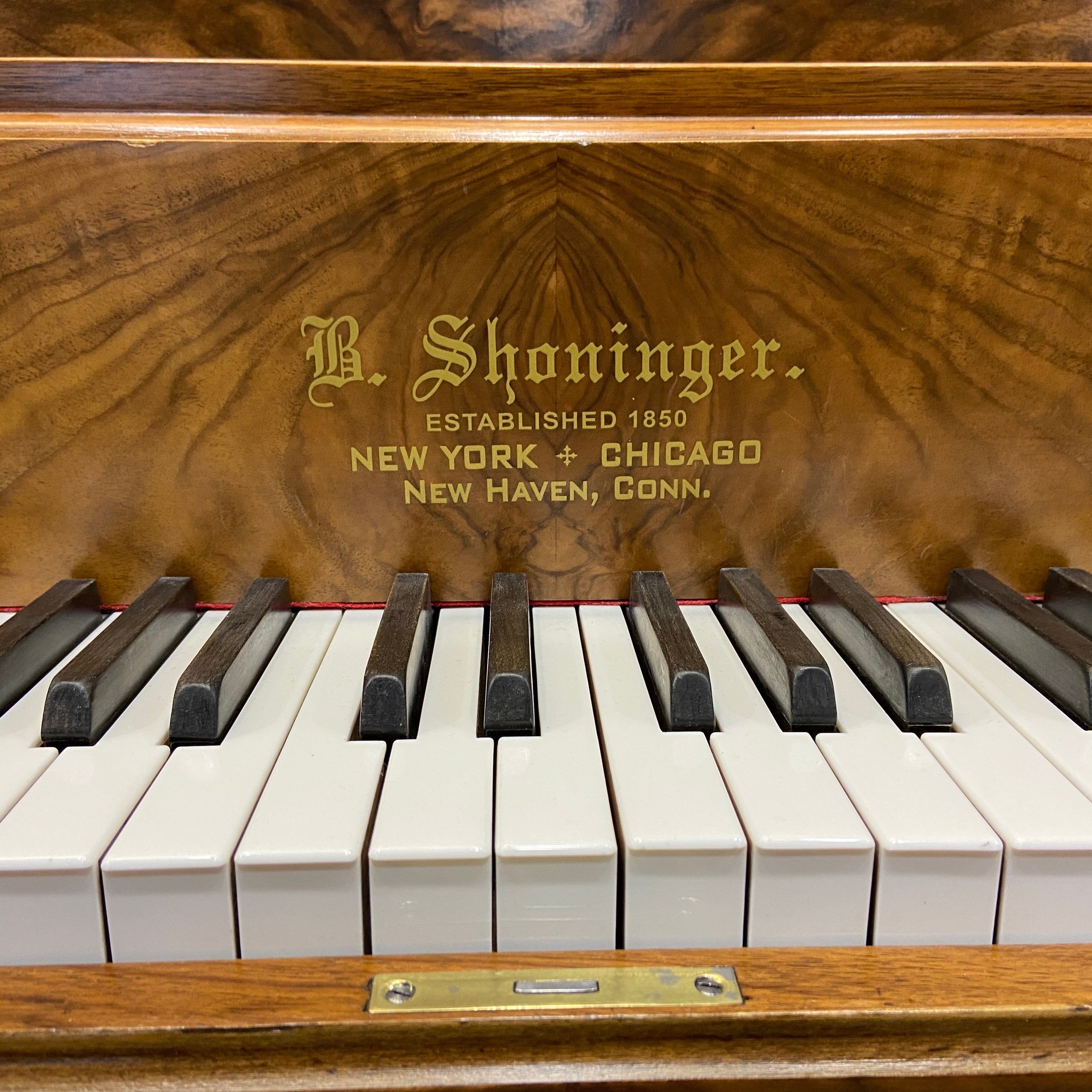 1902 Shoninger Upright 54 with QRS Self Playing System – Brigham 