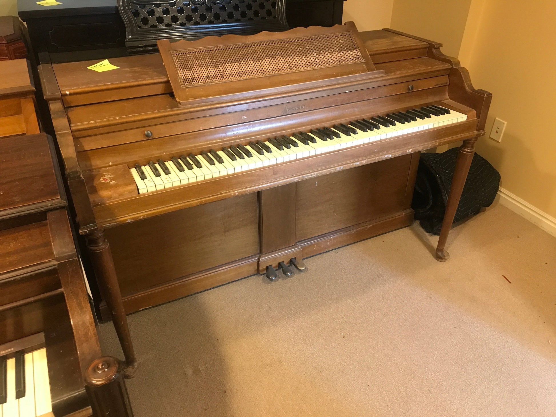 Image 2 of Baldwin Acrosonic Spinet Walnut - CALL FOR CUSTOM PRICING