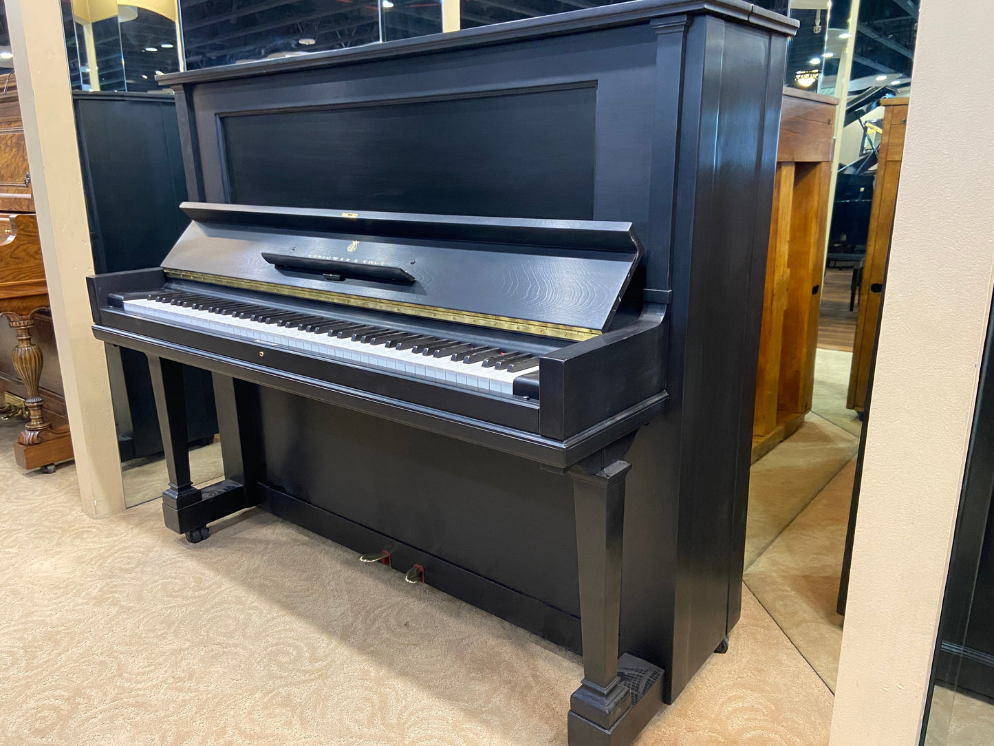 Image 7 of 1906 Steinway & Sons Upright / 52" with QRS Self Playing System