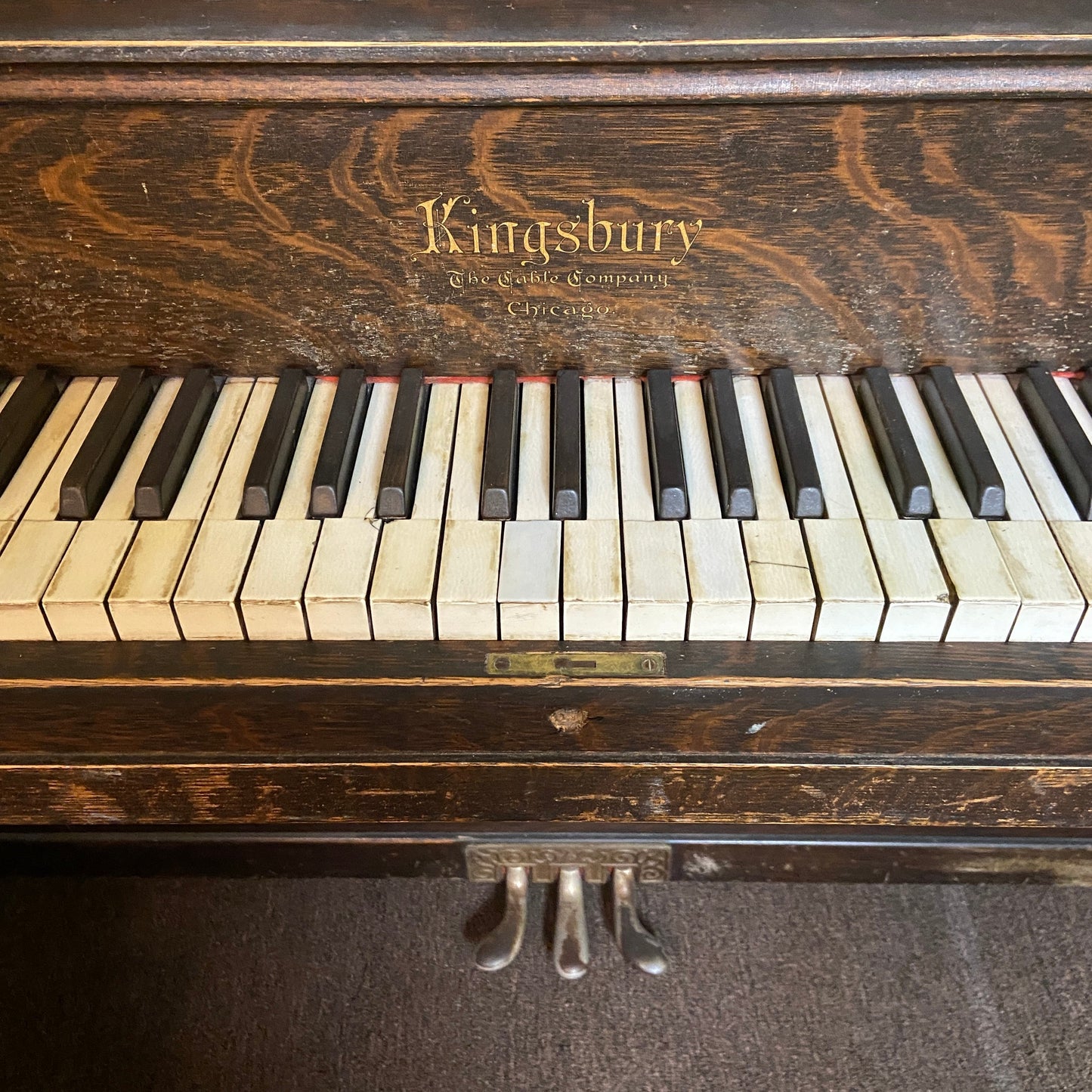 Image 2 of 1905 Chicago Kingsbury upright 