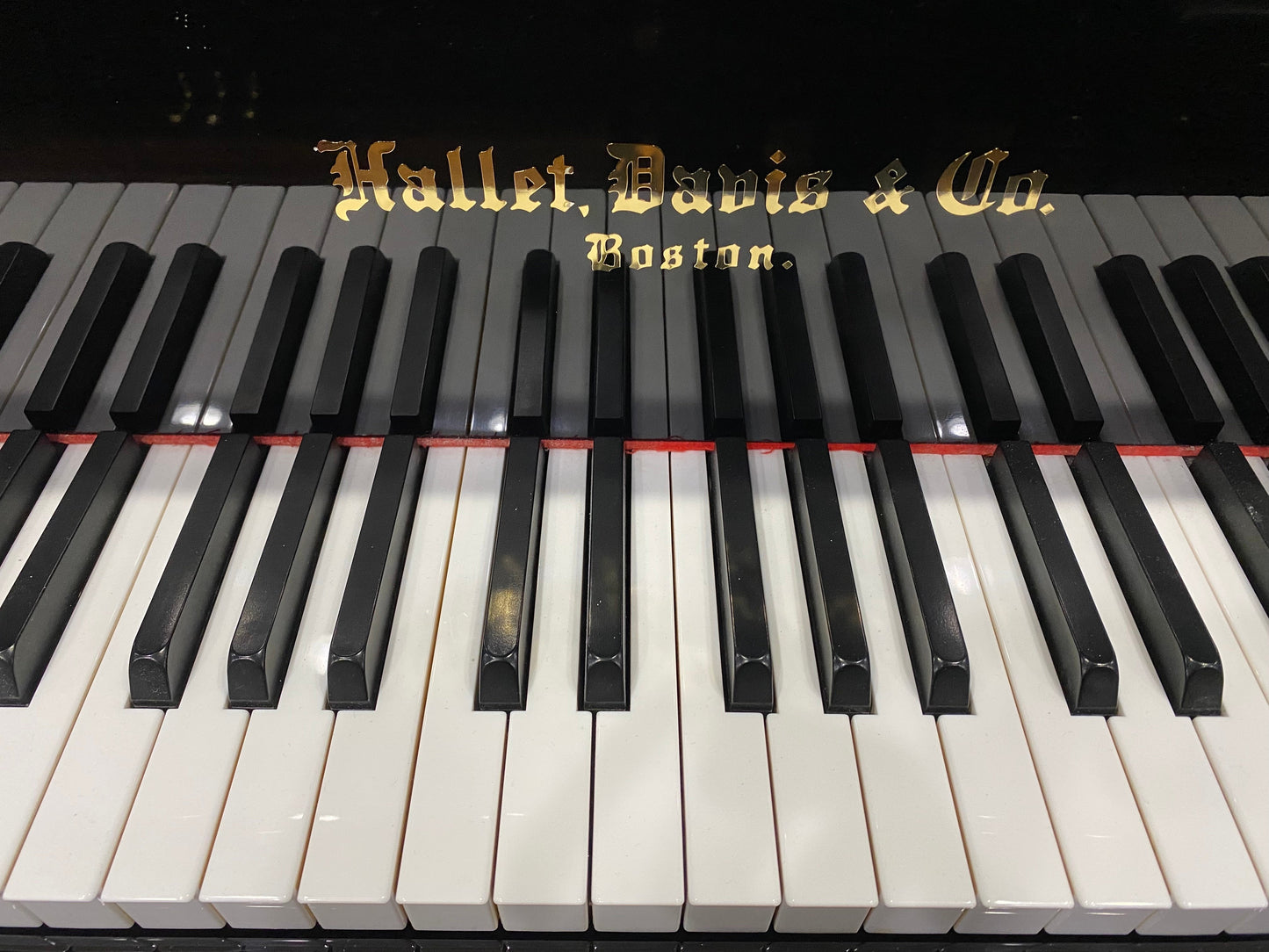 Image 6 of USED 2014 Hallet Davis 170/5'7" Polished Ebony with QRS Self Playing System