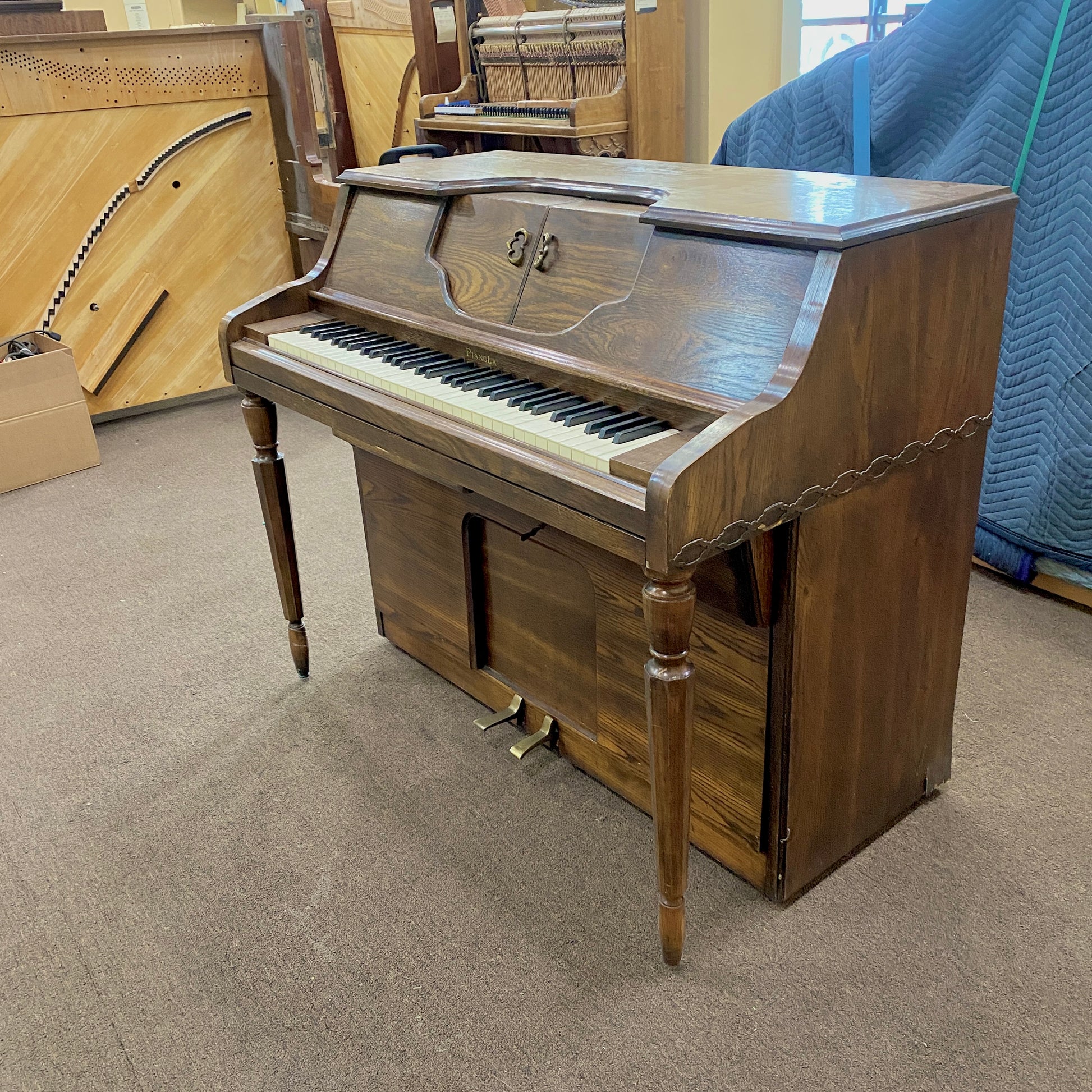 Image 3 of 1913 Pianola Spinet