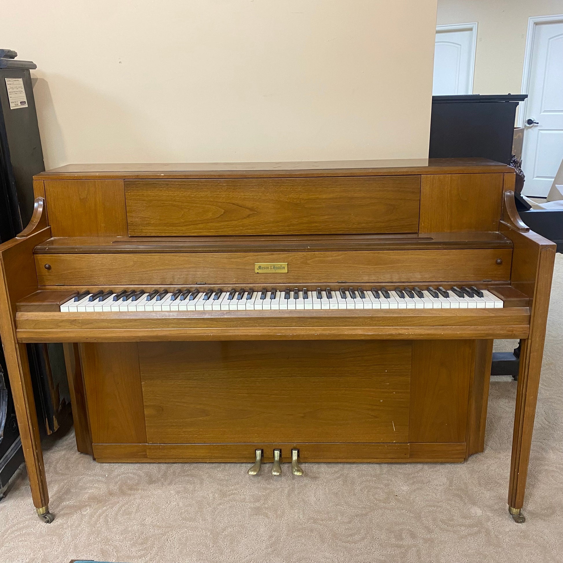 Image 6 of 1964 Mason & Hamlin Walnut Upright 42"