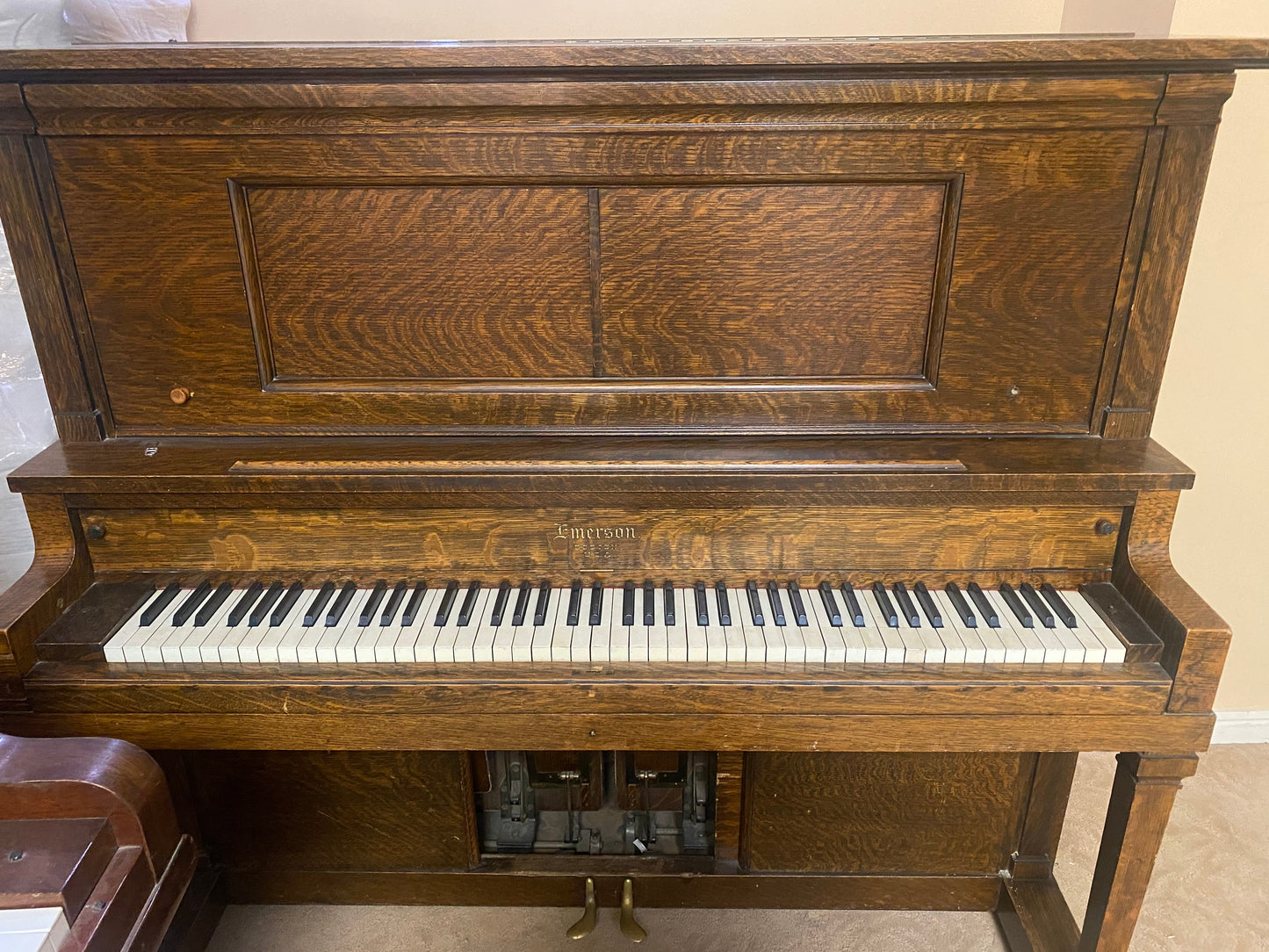 Image 7 of 1916 Emerson Upright Player Rebuild