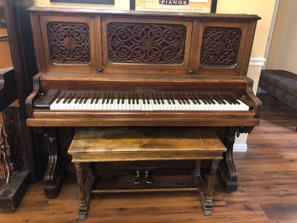 Image 14 of 1885 Chickering 51" Rosewood Upright Piano