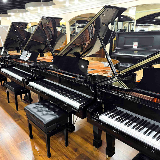 Hailun 178 5'10" Polished Black Grand Piano with Self Playing System