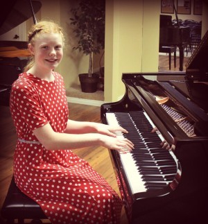 piano student, piano recital